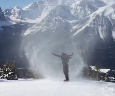 snownado snowboarder disappears runaway