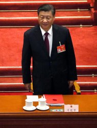 Xi Attemds the NPC in Beijing, China