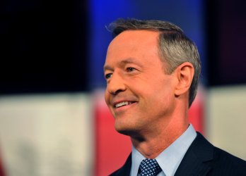 Martin O'Malley at Democratic Presidential Debate in Des Moines