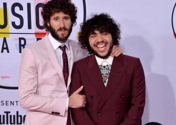 Benny Blanco and Lil Dicky attend 46th annual American Music Awards in Los Angeles