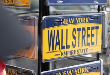 A Wall Street Licence Plate in New York
