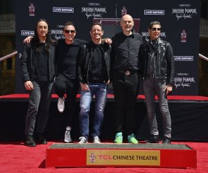 Smashing Pumpkins Immortalized in Forecourt of TCL Chinese Theatre in L.A.