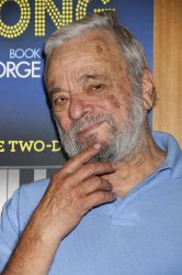 Stephen Sondheim and the cast of "Merrily We Roll Along" attend CD Signing in New York