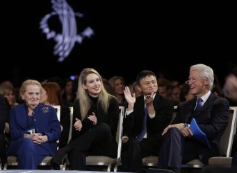 Madeleine Albright, Jack Ma and Bill Clinton at CGI