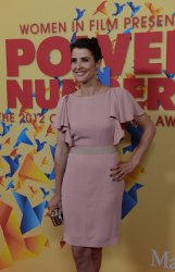 Cobie Smulders attends the Women in Film Crystal + Lucy Awards in Beverly Hills, California