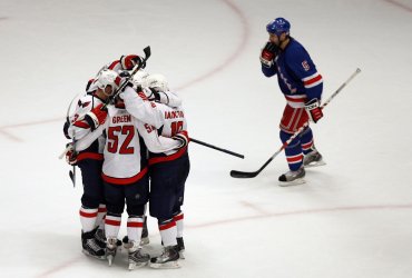 Washington Capitals at New York Rangers NHL Post Season Eastern Conference Quarterfinal Game 6 in New York