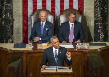 President Obama delivers the State of the Union in Washington, D.C.