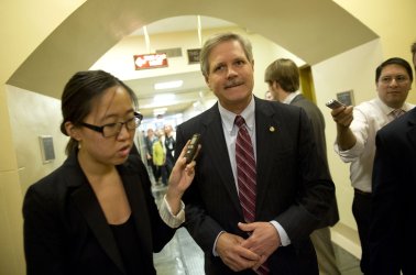 Senators Work on Immigration Reform Bill in Washington