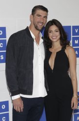 Michael Phelps and Nicole Johnson at the 2016 MTV Awards