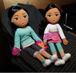 Sasha and Malia dolls on sale in Chicago