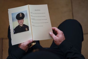 Funeral for Capitol Police Officer Brian Sicknick in Washington
