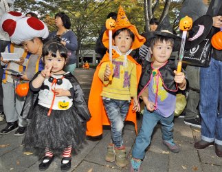 Halloween festival in Kobe