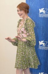 Emma Stone at a photo call for La La Land at the 73rd Venice Film Festival in Venice