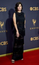 Neve Campbell attends the 69th annual Primetime Emmy Awards in Los Angeles