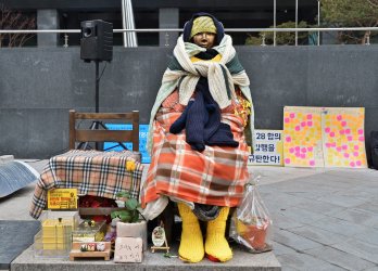 Statue of Comfort Woman in Korea