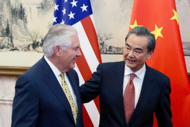 Secreatary Tillerson meets FM Yi in Beijing, China