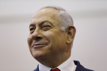 Israel PM Netanyahu votes in Parliamentary Election