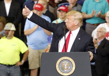 Trump Rally in Evansville, Indiana