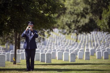 Malvin Greston "Mal" Whitfield Funeral at Arlington National Cemetery