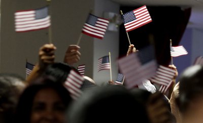 U.S. Citizenship naturalization ceremony in New York