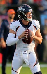 Broncos Drew Lock during the Hall of Fame Game