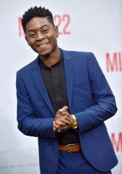 RJ Cyler attends 'Mile 22' premiere in Los Angeles