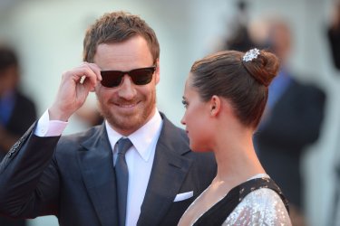 Alicia Vikander and Michael Fassbender attend the premiere of The Light Between Oceans at the 73rd Venice Film Festival in Venice