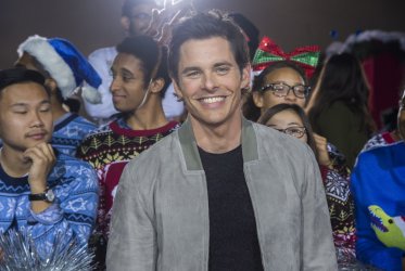 James Marsden attends the premiere of "The Night Before" in Los Angeles