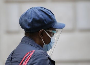 Pedestrians Wear Face Masks in New York