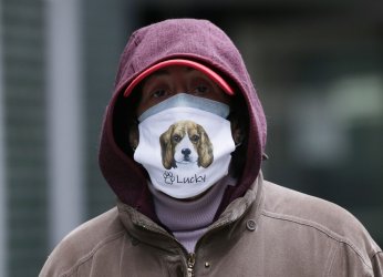 Pedestrians Wear Face Masks in New York City