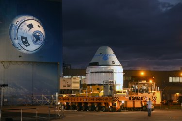 Boeing Starliner rolls out in preparation for test mission