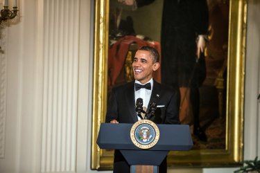 President Obama Attends Kennedy Center Honors Reception