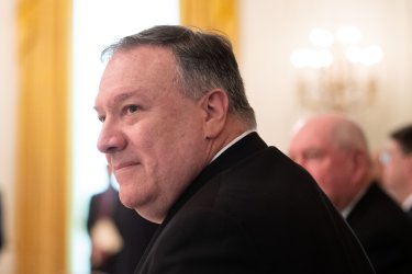 Pompeo Attends a Cabinet Meeting at the White House