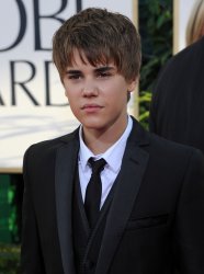 Justin Bieber arrives at the 68th annual Golden Globe Awards in Beverly Hills, California