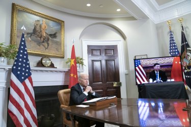 President Biden meets virtually with President Xi Jinping of China