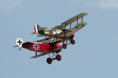 World War I era aircraft perform at the Tico Air Show.