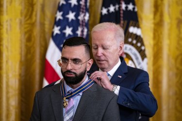 President Biden Awards Medal of Valor in Washington