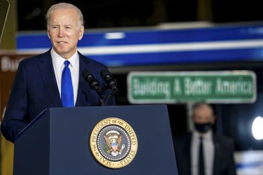 President Joe Biden Makes Remarks on Infrastructure in Kansas City