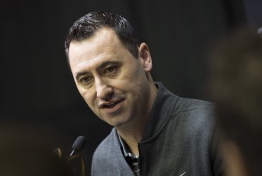 Alabama's Steve Sarkisian participate in Media Day for the National Championship