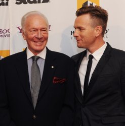 Christopher Plummer and Ewan McGregor attend the Hollywood Film Awards in Beverly Hills