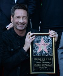 David Duchovny gets a star on the Hollywood Walk of Fame in Los Angeles
