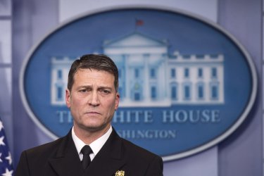 White House Doctor Ronny Jackson gives a update on President Trump's health at the White House