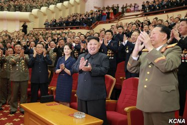 North Korean Leader Kim Jong Un Hosts Banquet Celebrating Country's Nuclear Scientists and Technicians