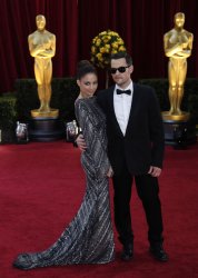 Nicole Richie and husband Joel Madden arrive at the Academy Awards in Hollywood