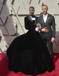 Billy Porter and Adam Smith arrive for the 91st  Academy Awards