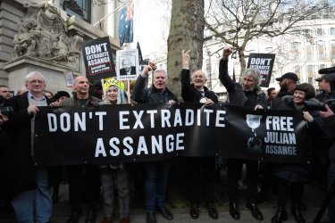 Free Julian Assange Demo in London