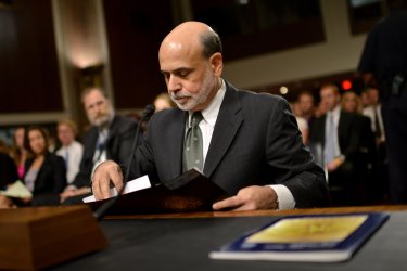 Federal Reserve Board Chairman Ben Bernanke testifies in Washington