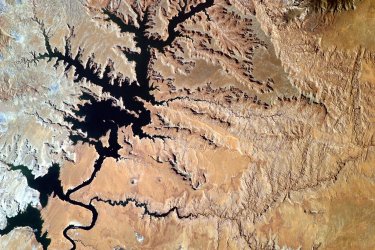 Lake Powell From the Space Station's EarthKAM