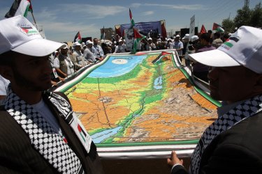 Palestinians mark "Nakba Day" in Gaza