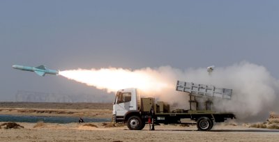 Iran Fires Nasr Missile near the Strait of Hormuz